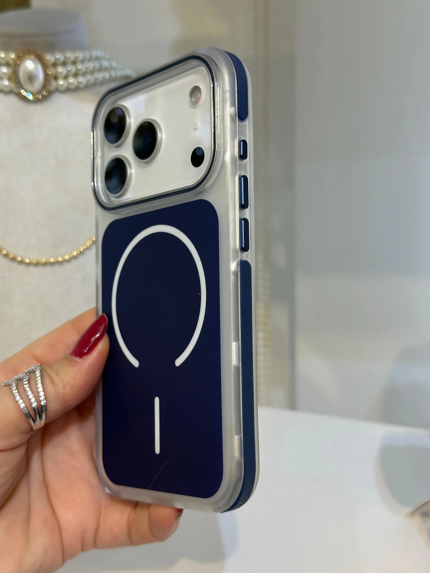 Magsafe Uyumlu Renkli iPhone Telefon Kılıfı Abis