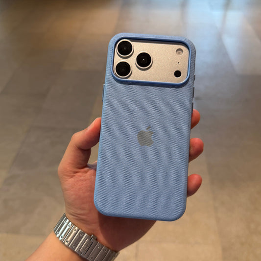 MagSafe Özellikli Premium Tech Dokuma Kılıf Mavi