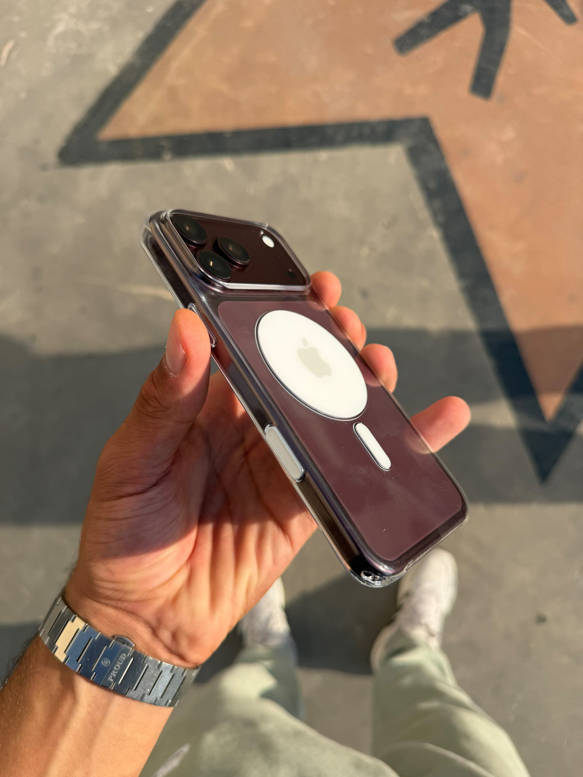 iPhone MagSafe Özellikli Şeffaf Telefon Kılıfı