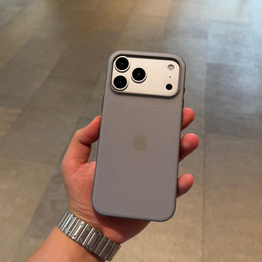MagSafe Özellikli Premium Tech Dokuma Kılıf Vizon Grisi