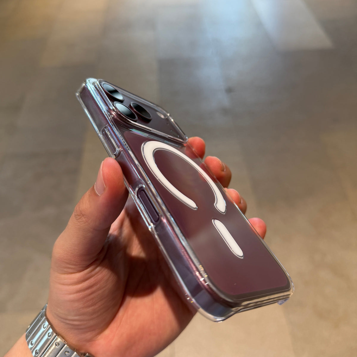 MagSafe Özellikli iPhone Şeffaf Kılıf