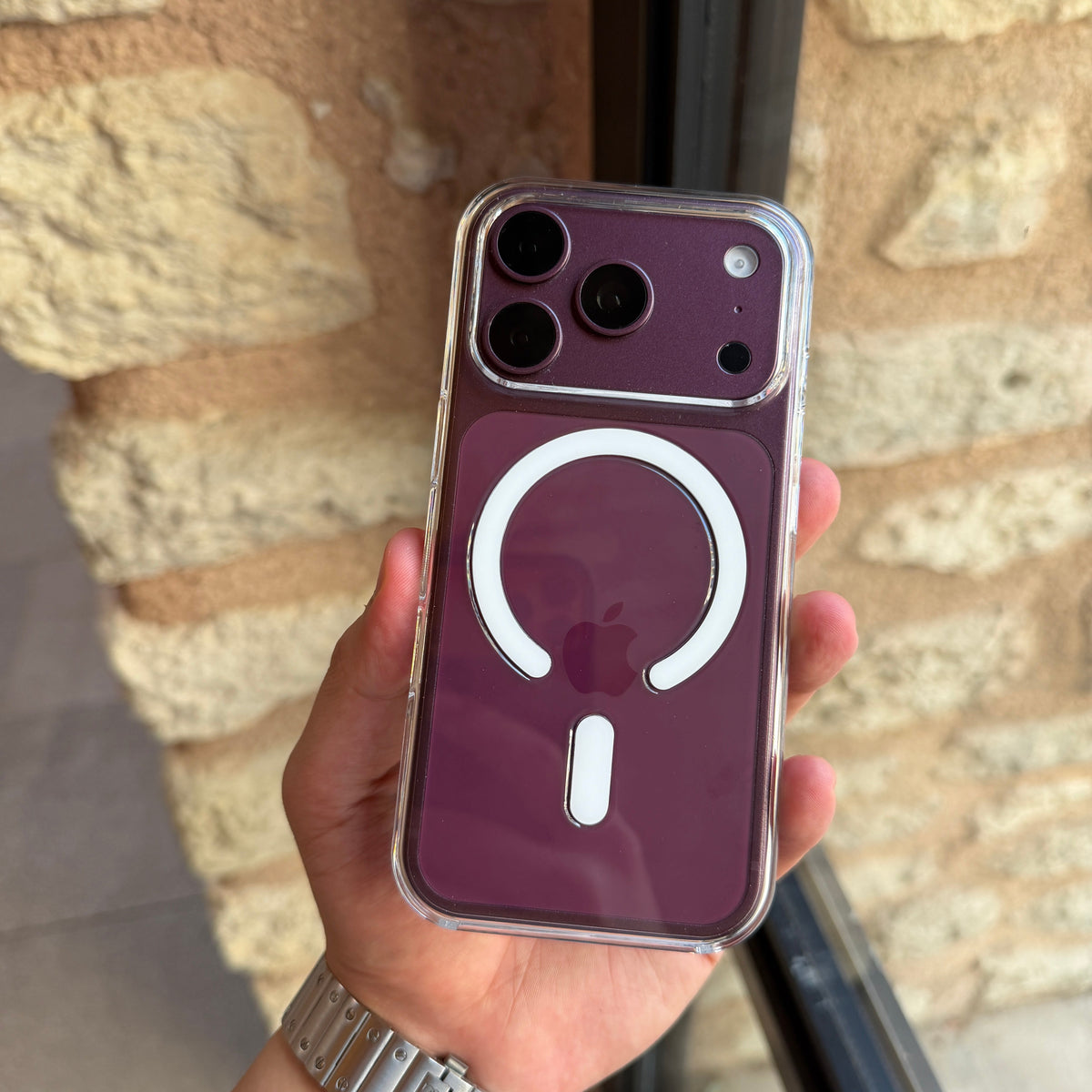 MagSafe Özellikli iPhone Şeffaf Kılıf