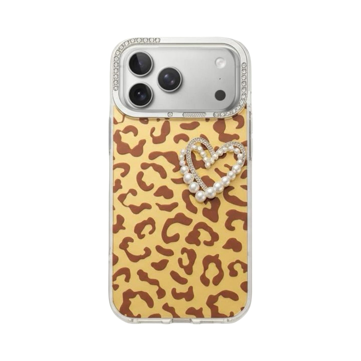 Kalpli Leopar Şeffaf Kılıf