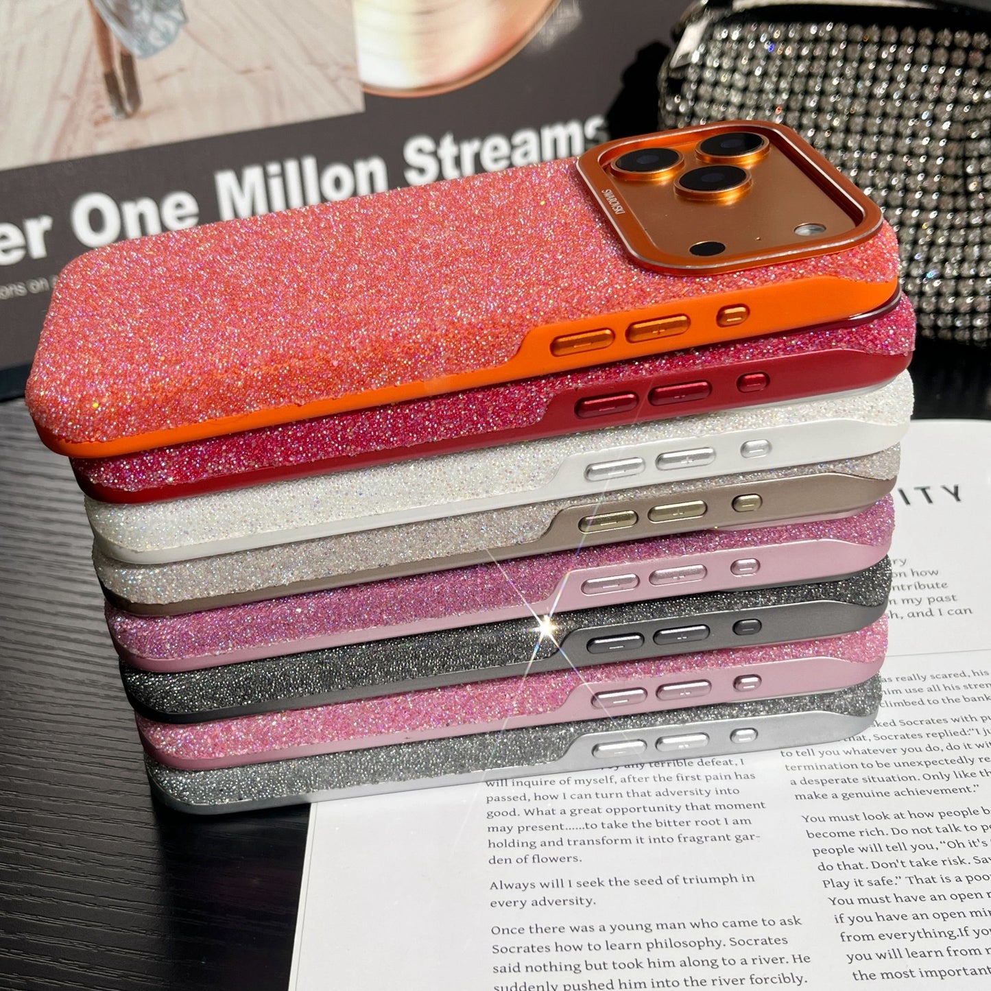 Simli iPhone Telefon Kılıfları