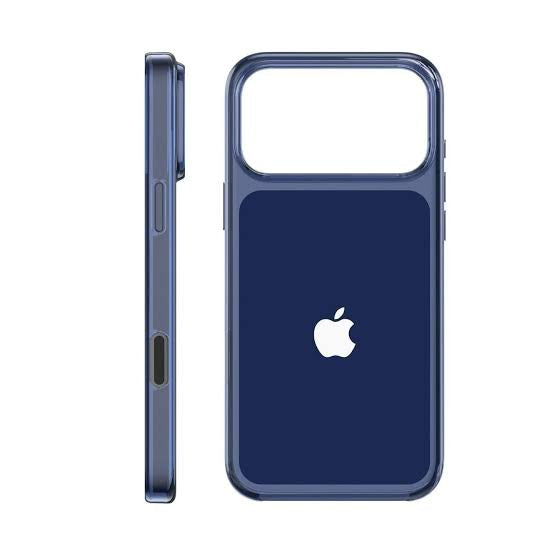 iPhone MagSafe Özellikli Lacivert Şeffaf Telefon Kılıfı