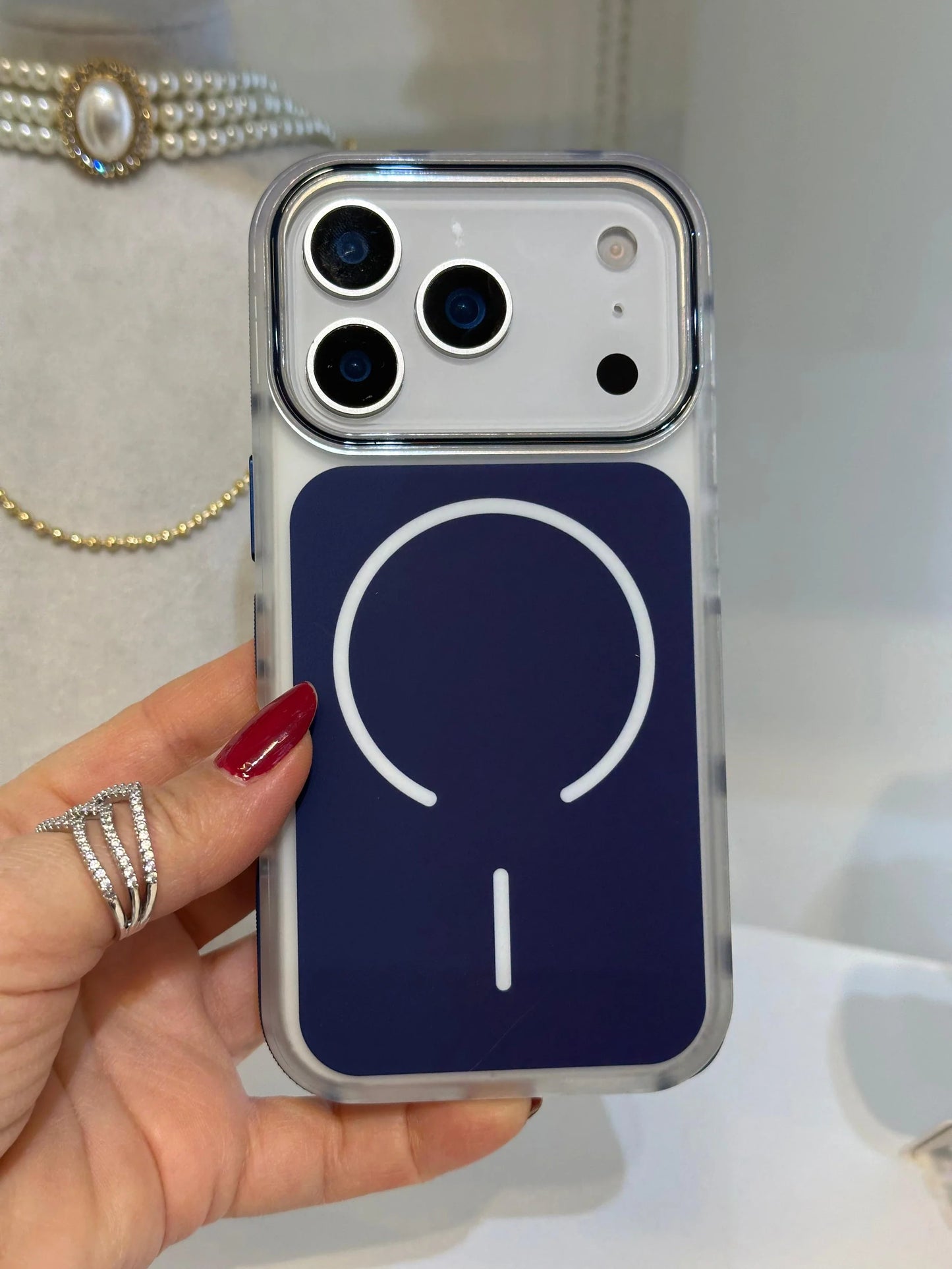 Magsafe Uyumlu Renkli iPhone Telefon Kılıfı Abis
