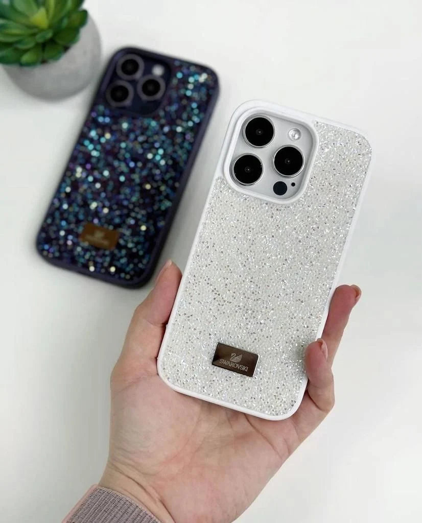 Swarovski Taşlı Kılıf Beyaz