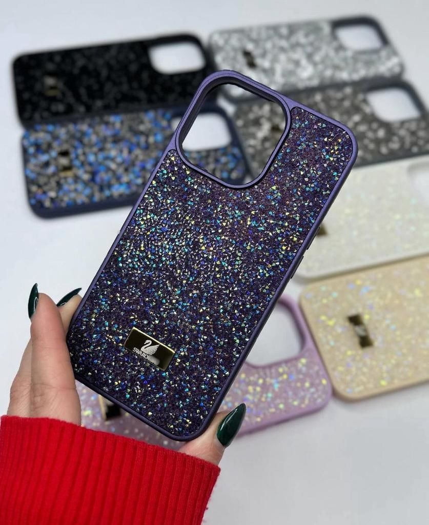 Swarovski Taşlı Kılıf Derin Mor