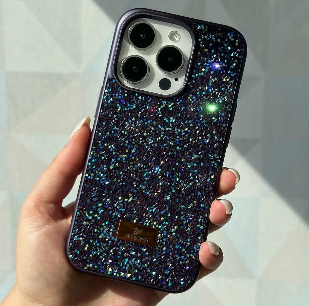 Swarovski Taşlı Kılıf Derin Mor