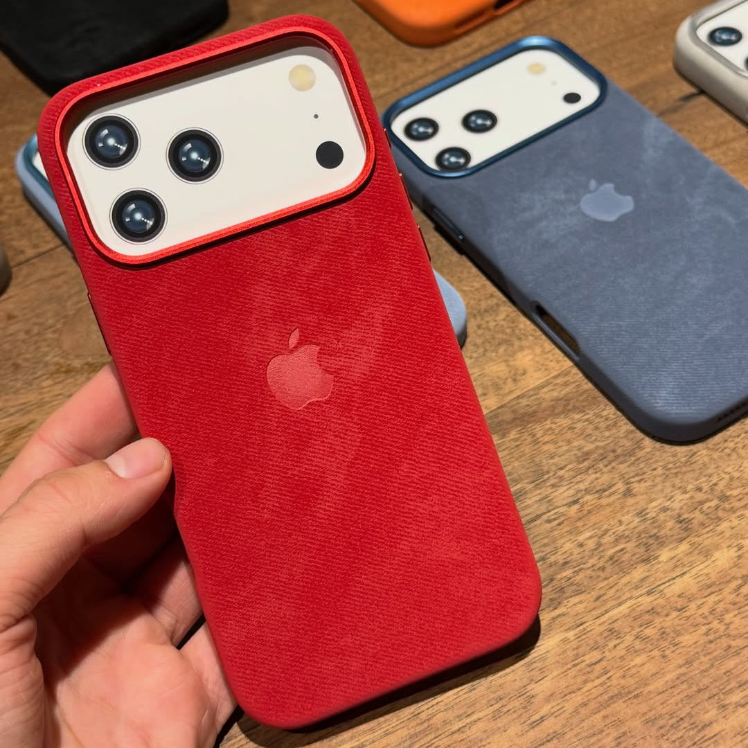 Süet MagSafe Özellikli iPhone Telefon Kılıfı