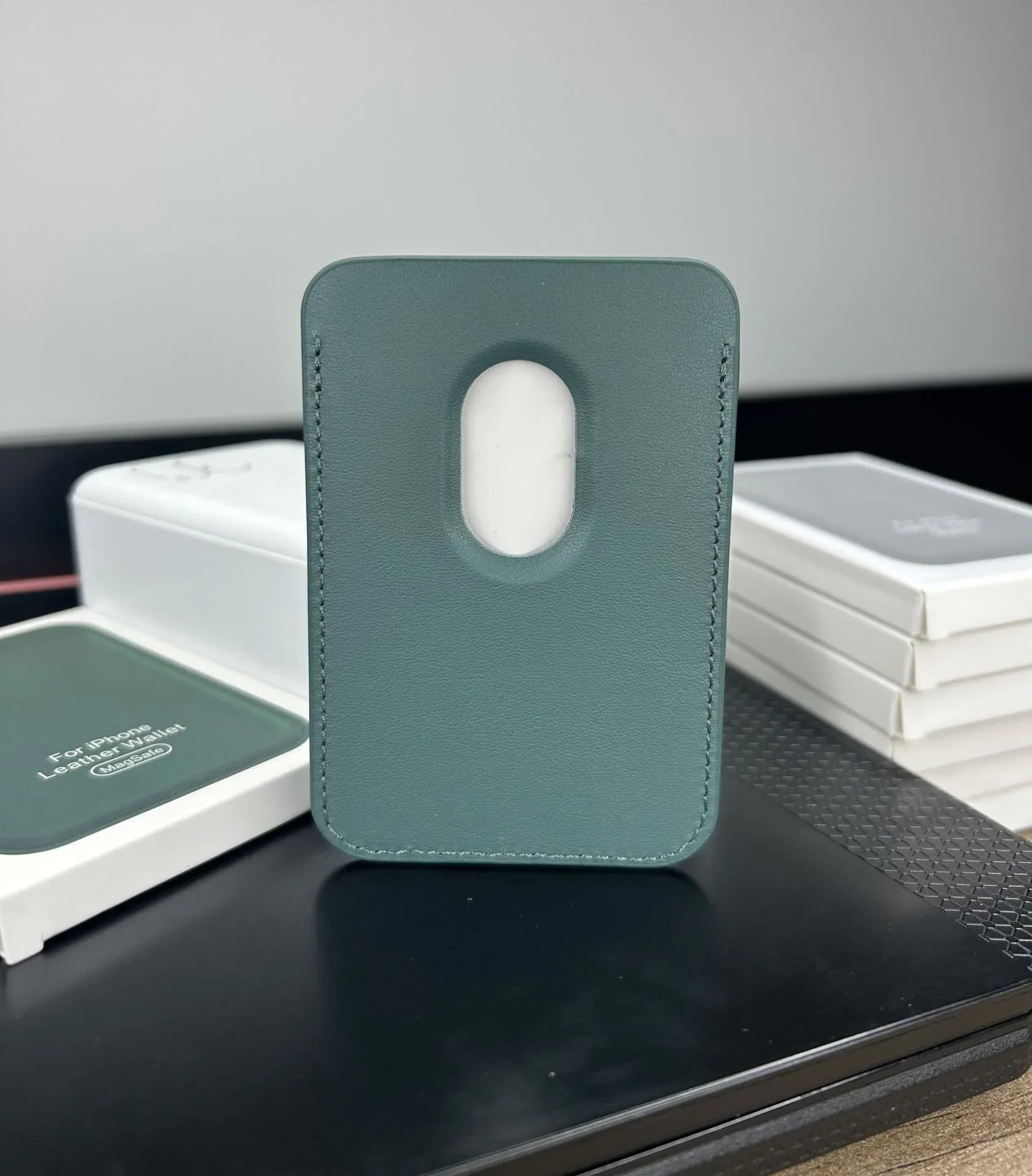 MagSafe Özellikli Deri Cüzdan Kaktüs