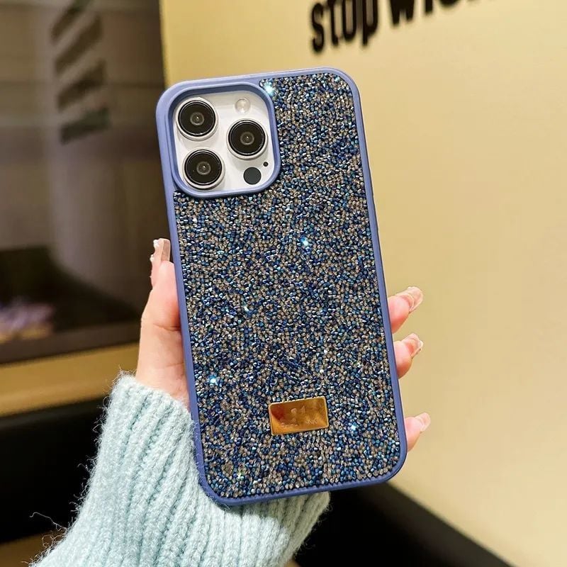 Swarovski Taşlı Kılıf Mavi