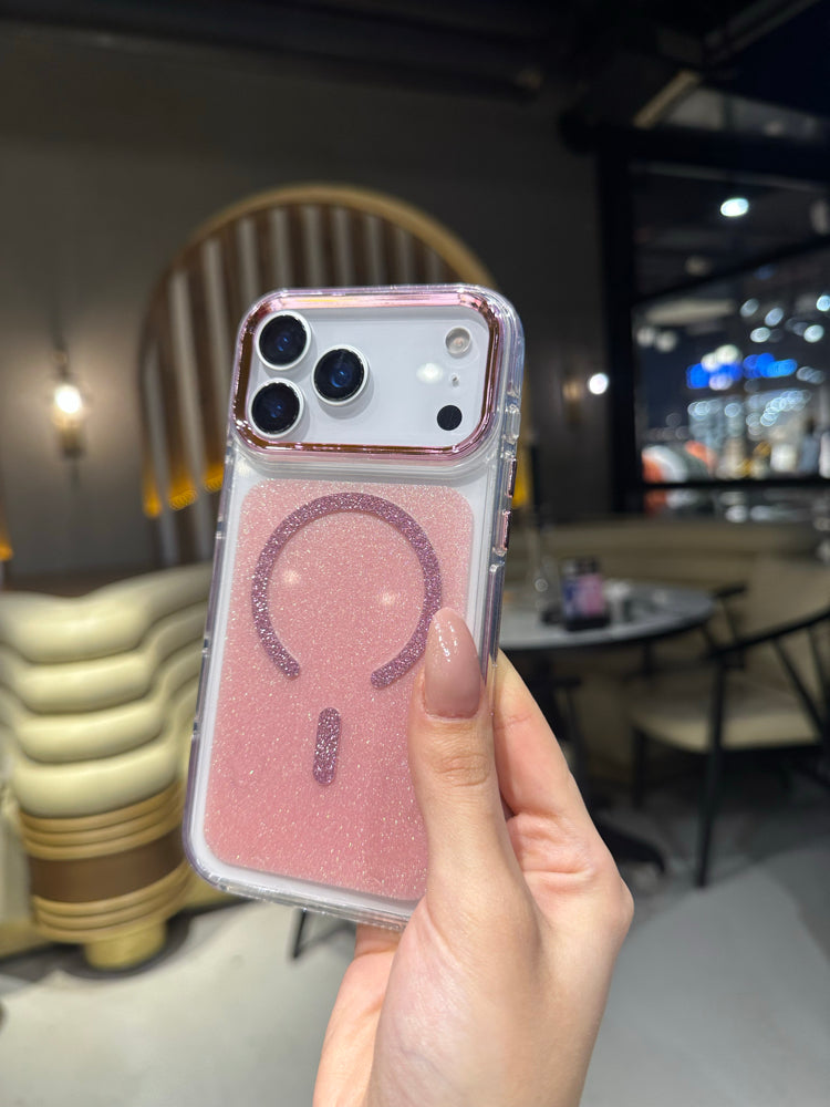 Magsafe Özellikli Simli Şeffaf Kılıflar