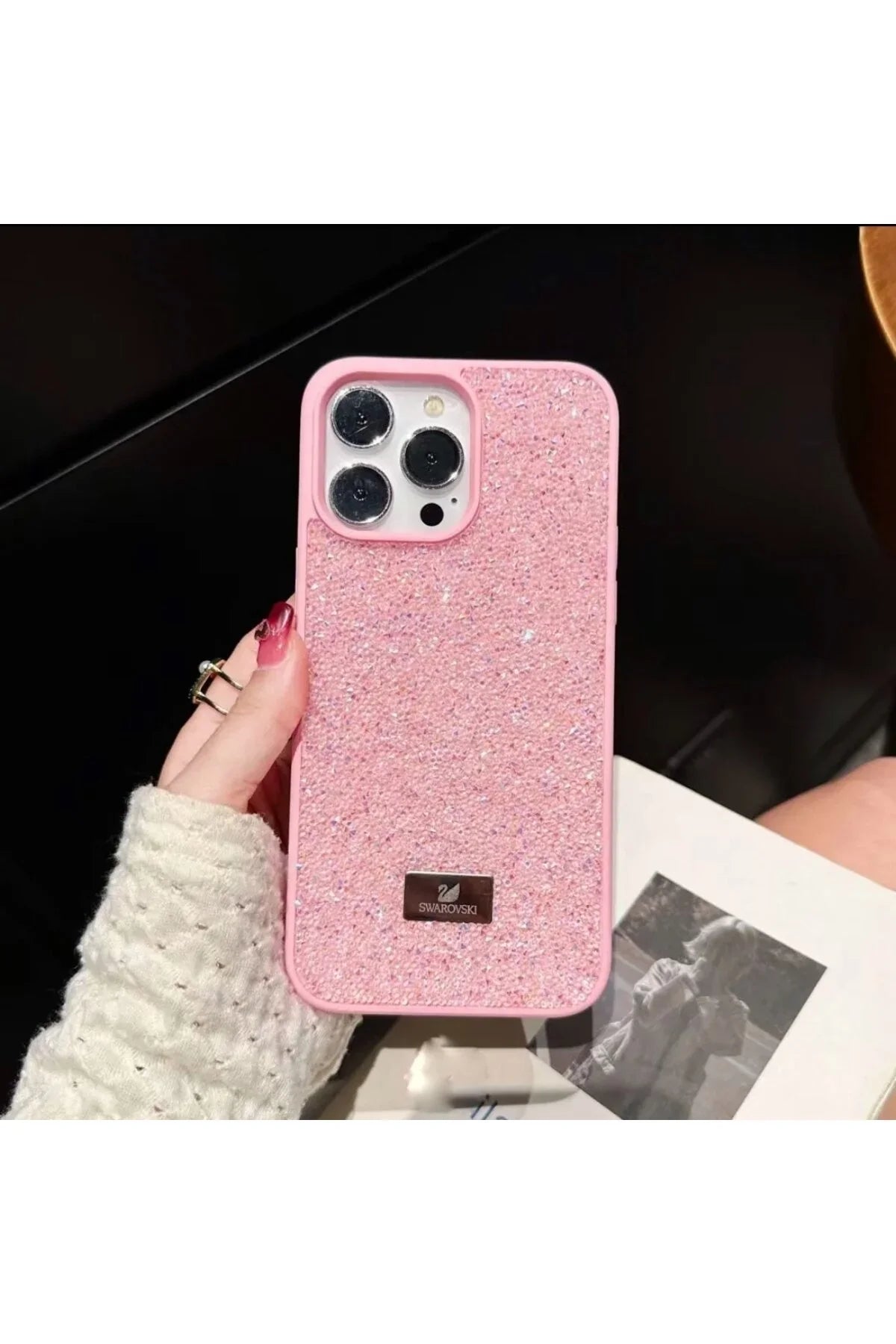 Swarovski Taşlı Kılıf Pembe
