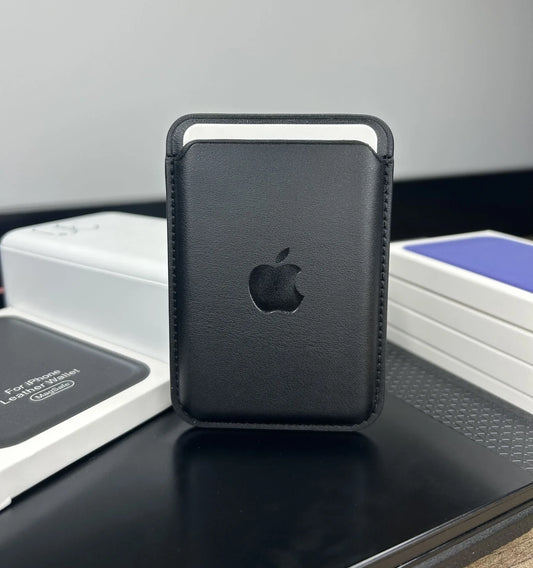 MagSafe Özellikli Deri Cüzdan Siyah