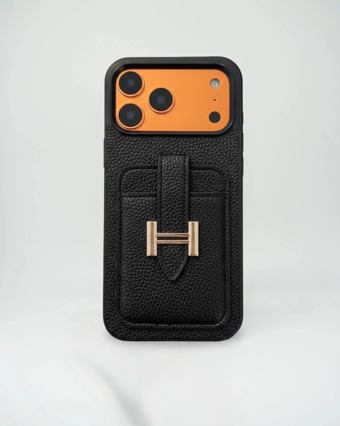 Hermes Cüzdanlı iPhone Telefon Kılıfı