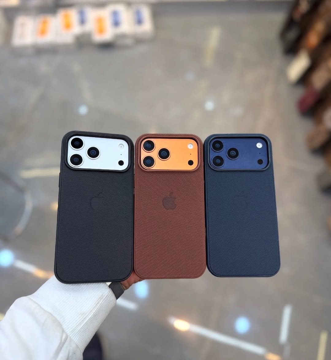 MagSafe Özellikli Premium Tech Dokuma Kılıf Kahverengi